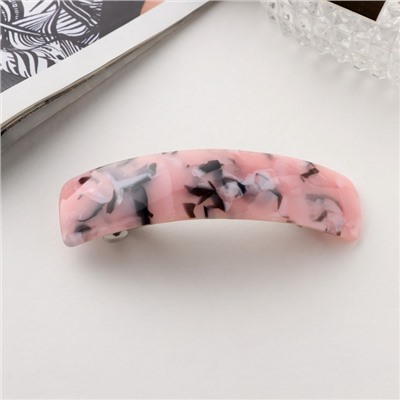 Заколка - автомат для волос «Сильва», мраморный принт, 9 см, МИКС