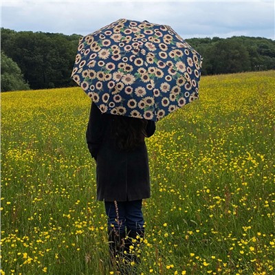 L354-4484 Sunflower (Подсолнухи) Зонт женский механика Fulton