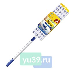 Швабра JAN универсальная из микрофибры, белая