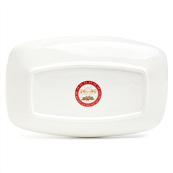 БЛЮДО LEFARD "ТРОЙКА" ПРЯМОУГ. 25*16*3 СМ БЕЛОЕ (КОР=12ШТ.)