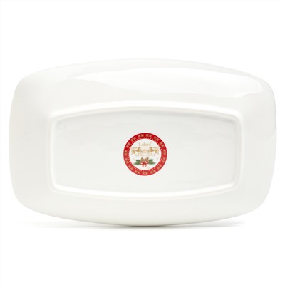 БЛЮДО LEFARD "ТРОЙКА" ПРЯМОУГ. 25*16*3 СМ БЕЛОЕ (КОР=12ШТ.)