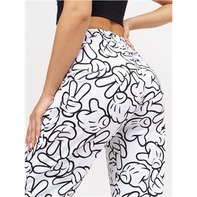 953 Брюки Микки белый Свт