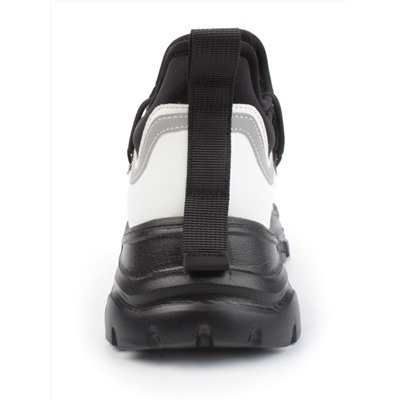 05-P96-1Z BLACK Кроссовки женские зимние (натуральная кожа, шерсть)