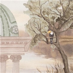 Скатерть Этель «Райский сад», 180×150 +/- 3 см, 100% хлопок, саржа 190 гр/м2