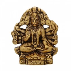 Статуэтка Ханумана, Golden Metal Lord Panchmukhi Hanuman Statue, произв. eCraftIndia