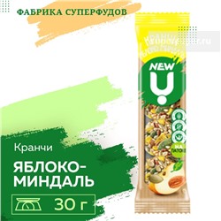 New U Кранч яблоко ,30гр