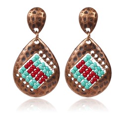 1G0328 Серьги Капля