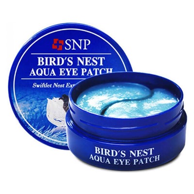 Гидрогелевые патчи для глаз SNP Birds Nest Aqua Eye Patch 60 шт