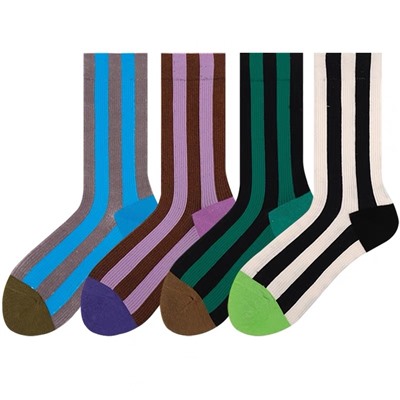 Sports cotton Japanese design knee socks for men and women, internet celebrity, mid-length