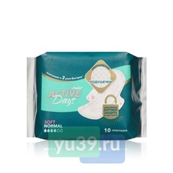 Day Spa Active Days Прокладки Normal Soft, 1/10шт Китай (48)