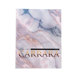Тетрадь на кольцах 80л кл CARRARA, со смен блоком, тв обл, бл 60 г/м2