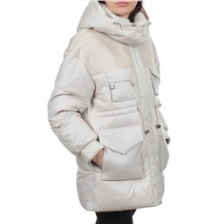 338-X28 LT. BEIGE Куртка зимняя женская (200 гр. холлофайбер)