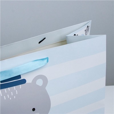 Пакет подарочный ламинированный, упаковка, «Hello», XL 49×40×19 см