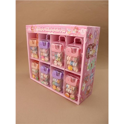 Канцелярский набор DIY в шкатулке "Suitcase", mix, шоу-бокс 16 шт.