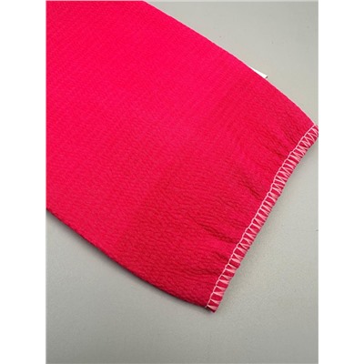 Bath Towel Мочалка-варежка для душа с пилинг-эффектом, уплотненная, малиновый