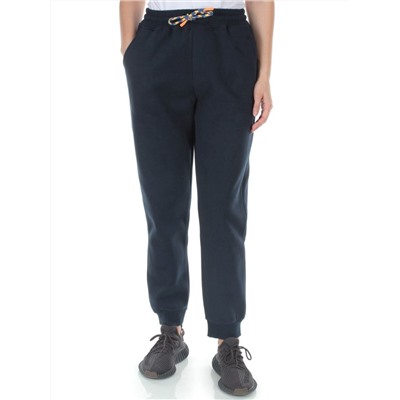 M047 DK. BLUE Брюки спортивные утепленные женские (85% хло