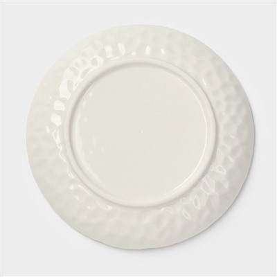 Тарелка пирожковая «Воздушность», d=15 см, керамика, белая