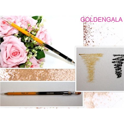 Карандаш для глаз мягкий двухсторонний с точилкой MILAI 181624