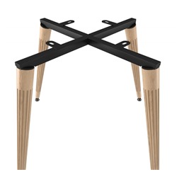 Стул SHT-ST42-1/S95-WH-1
                        милк / прозрачный лак / черный муар