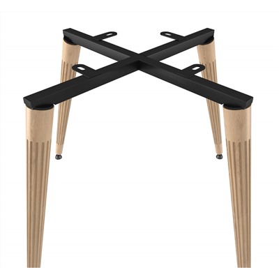 Стул SHT-ST42-1/S95-WH-1
                        милк / прозрачный лак / черный муар