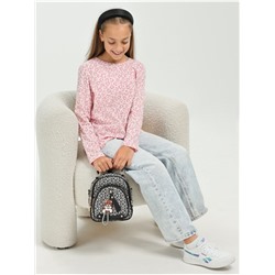 Лонгслив "Леопард" Детский Розовый