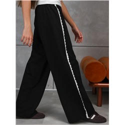 Брюки "Ажур" Черный Девочка