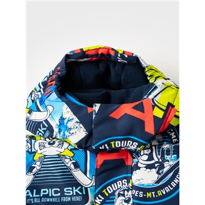 Комплект зимний для мальчика: куртка, полукомбинезон