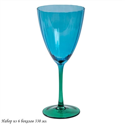 584-032 Набор из 6 бокалов 330мл в под.уп.(х4)Стекло