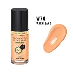 1 MaxFactor Тон.крем Facefinity All Day Flawless 3in1 т.70 warm sand
