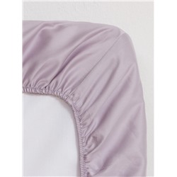Простыня на резинке Lilac field 180х200х25 см, 100% хлопок, мако-сатин, 114г/м2