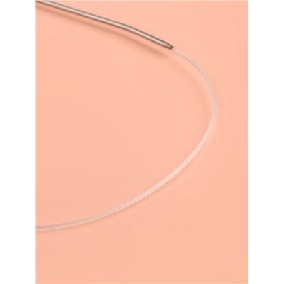 Спицы круговые, для вязания, с пластиковой леской, d=2 мм, 14/80 см, с иглой