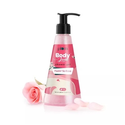 Гель для душа с Розой (240 мл), BodyLovin' Feelin' So Rose Shower Gel, произв. Plum