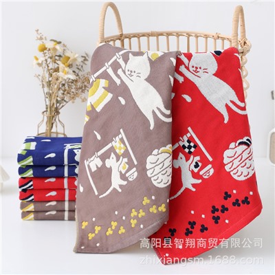 Demi-season towel, gauze soft scarf, wholesale