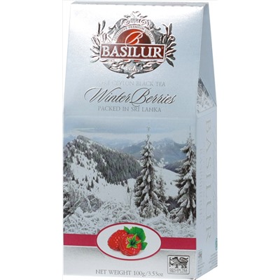 BASILUR. Новый год. Winter Berries. Малина 100 гр. карт.упаковка