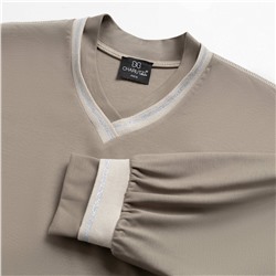 Свитшот с акцентными швами, Успех в руках (бежевый)