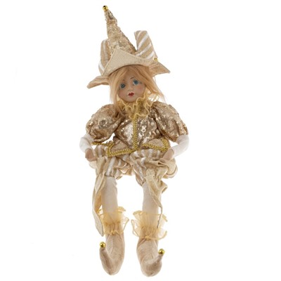 GAEM Игрушка набивная "Клоун" (муз, движ), L14,5 W12 H44 см (полка 23 см.)