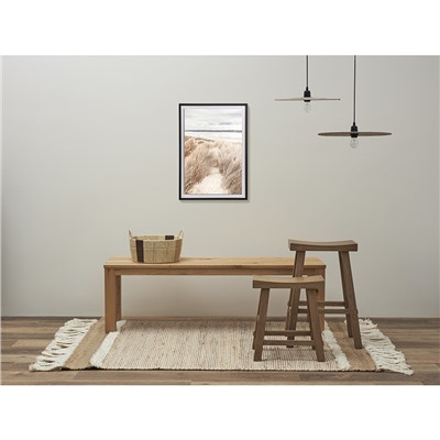 Светильник подвесной Vinger, Ø38х8 см, бежевый