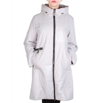 M820 GRAY Пальто демисезонное женское (100 гр. синтепон)