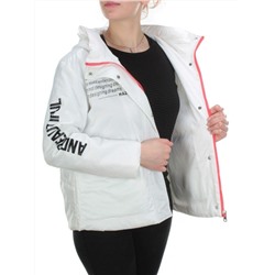 005 WHITE Куртка демисезонная женская (100 гр. синтепон)
