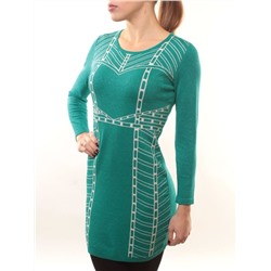 1507-10 Платье трикотажное (73% хлопок, 27% нейлон)