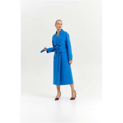 Пальто женское демисезонное 26102 (электрик)