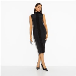 Платье-футляр элегантное, Поцелуй удачи (с манжетами)