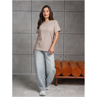 Футболка "Вязаная" Кофе меланж