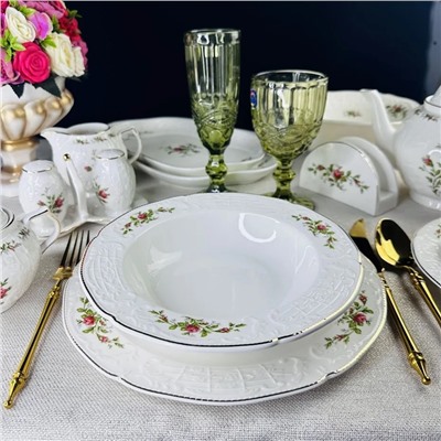 205-388 Обеденный сервиз 23пр. ДОМИНИКА в под.уп.(х1)Фарфор