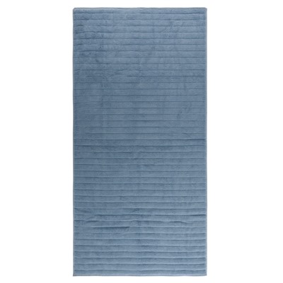 Полотенце банное Waves джинсово-синего цвета из коллекции Essential, 70х140 см