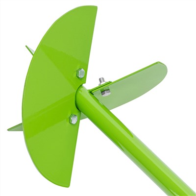 Бур лопастной со сменными ножами, 2110 мм, удлинитель, диаметр 150 мм, 200 мм, Сибртех