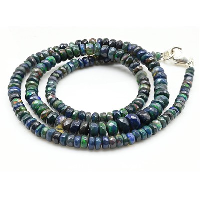 Украшение из Опала черного, 47см, 10,8г