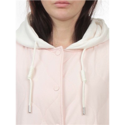 H24-90 PINK Куртка бомбер демисезонная женская (100 гр. синтепон)