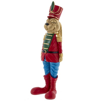 GAEM Фигурка декоративная "Солдатик-зайка", L11,5 W10 H37 см