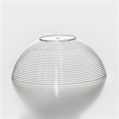 Салатник Доляна «Шарм», d=23 см, высота 9.5 см, 2.2 л, прозрачный